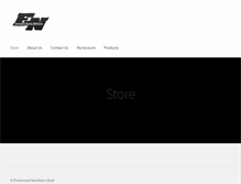 Tablet Screenshot of enhancednutrition.net